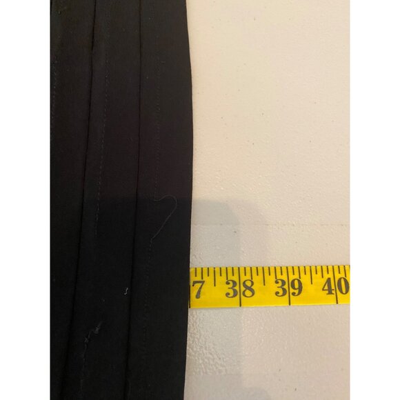 Dress Barn Sleeveless Black Dress Beaded Shoulder Detail Size 12 - Picture 7 of 11